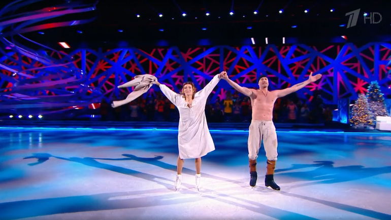 Тодоренко и Костомаров исполнили номер под песню Пелагеи в финале «Ледникового периода»