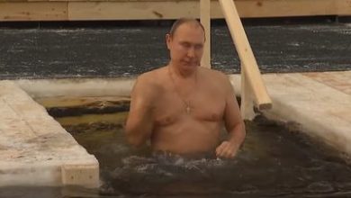 Photo of Президент России Владимир Путин окунулся в прорубь: видео