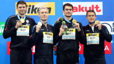 Photo of Российские пловцы стали четвертыми в медальном зачете чемпионата мира на короткой воде